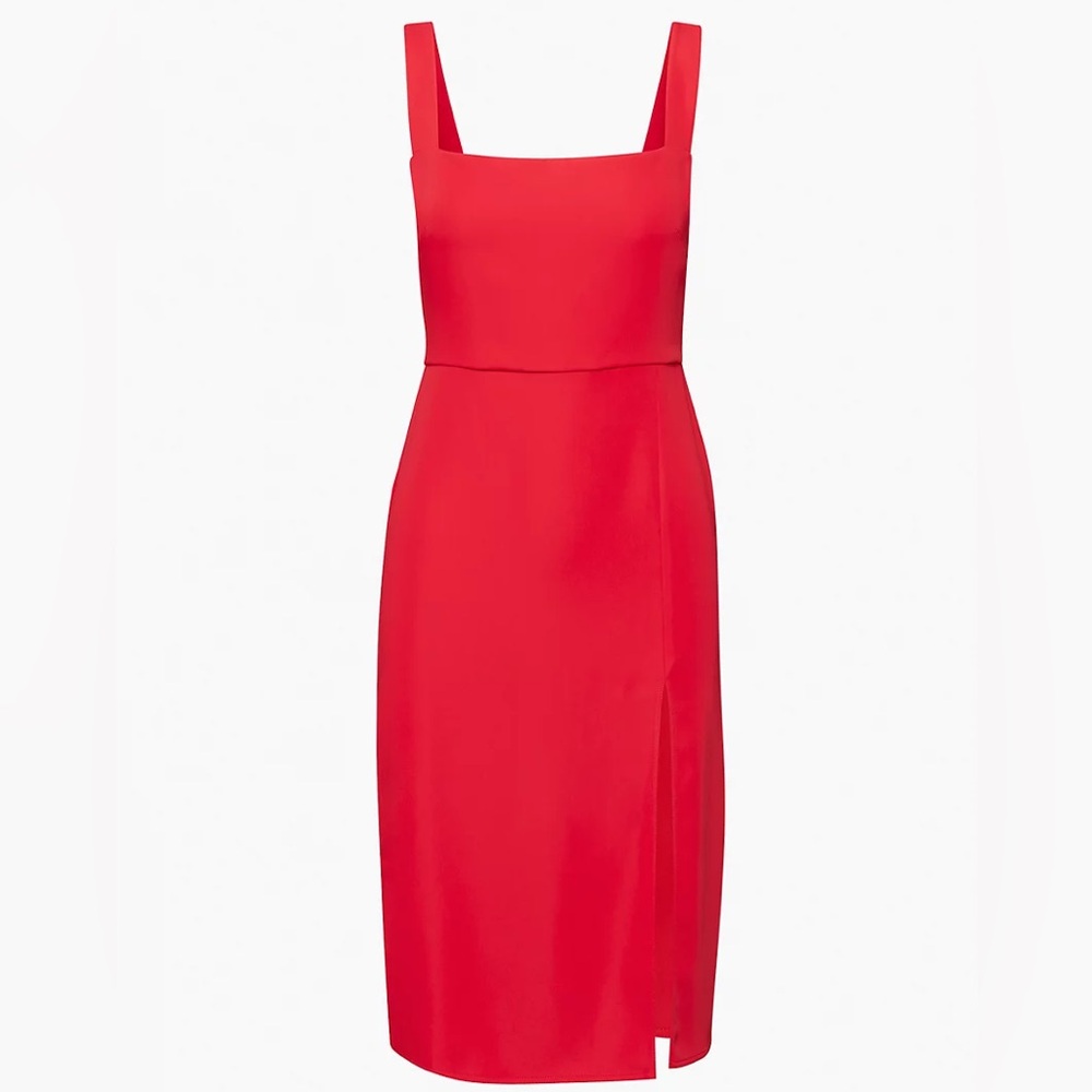 90s slit dress Aritzia Babaton Midi Dress